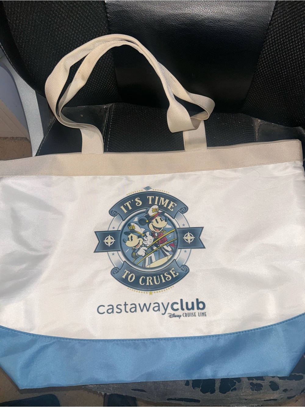 Disney cruise castaway club tote bag